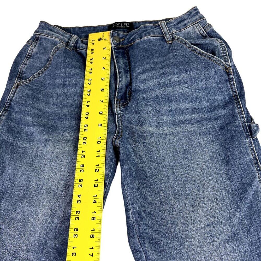 Judy Blue Jeans Womens Size 11/30 Slim Fit Carpenter Denim Style JB88302 - Picture 8 of 13